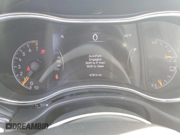 2019 Jeep Grand Cherokee Overland with VIN 1C4RJECG6KC615793, listed as a Copart auction lot 83371024 with 47,914 mi miles and Non Repairable. Bid and sale history available at carsss.com. Image 9.