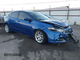 2013 Dodge Dart SXT with VIN 1C3CDFBA0DD309691, listed as a IAAI auction lot 41066024 with 124,852 mi miles. Bid and sale history available at carsss.com. Image 1.