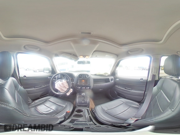 2017 Jeep Patriot High Altitude with VIN 1C4NJPFA6HD166491, listed as a Copart auction lot 57320225 with 75,894 mi miles and Salvage title. Bid and sale history available at DreamBid. Image 15.