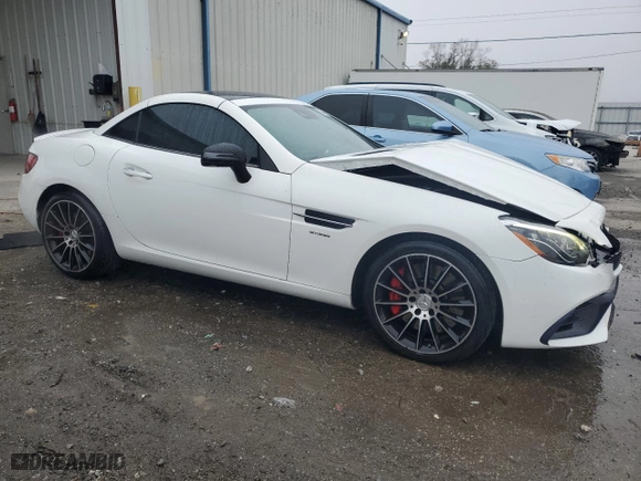 2017 Mercedes-Benz SLC with VIN WDDPK6GA1HF132242, listed as a Copart auction lot 86220524 with 43,857 mi miles and Non Repairable. Bid and sale history available at carsss.com. Image 4.