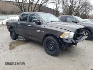 2017 Ram 1500 Big Horn with VIN 3C6RR7LT9HG506310, listed as a Copart auction lot 47833345 with 46,502 mi miles and Salvage Title. Bid and sale history available at carsss.com. Image 4.