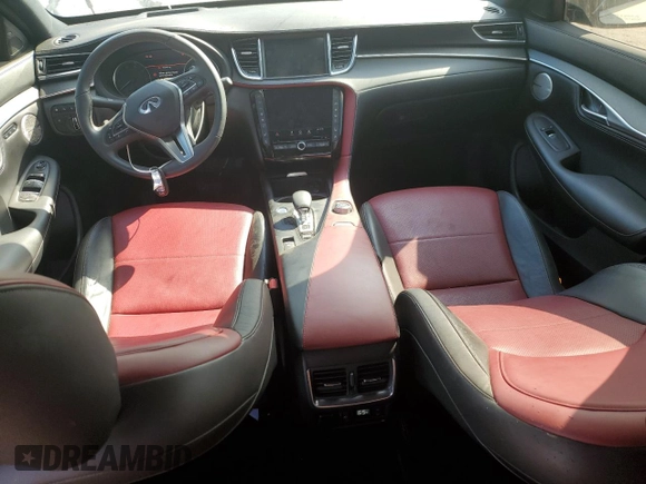 2022 Infiniti QX55 Sensory with VIN 3PCAJ5L3XNF104167, listed as a Copart auction lot 54760535 with Not provided miles and Salvage title. Bid and sale history available at DreamBid. Image 8.