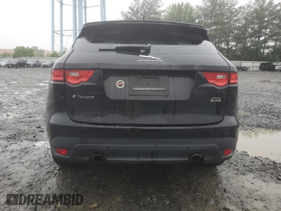 2018 Jaguar F-Pace 25t Prestige with VIN SADCK2FX8JA272822, listed as a Copart auction lot 56143405 with 133,710 mi miles and Salvage title. Bid and sale history available at DreamBid. Image 6.