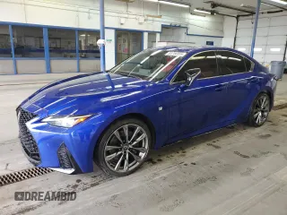 2022 Lexus IS 300 F Sport z VIN JTHG81F28N5048165, wystawiony jako Copart lot #55706955 z przebiegiem 41 204 mil mil oraz Tytuł czysty. Historia ofert i sprzedaży dostępna na DreamBid. Obrazek 1.