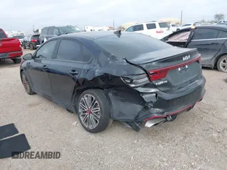 2024 Kia Forte GT with VIN 3KPF44AC7RE771672, listed as a IAAI auction lot 41681846 with 8,270 mi miles and . Bid and sale history available at DreamBid. Image 3.