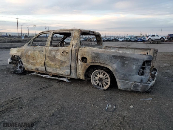 2019 Ram 1500 Rebel with VIN 1C6SRFLT7KN580058, listed as a Copart auction lot 80208203 with 0 mi miles and Salvage Title. Bid and sale history available at carsss.com. Image 2.