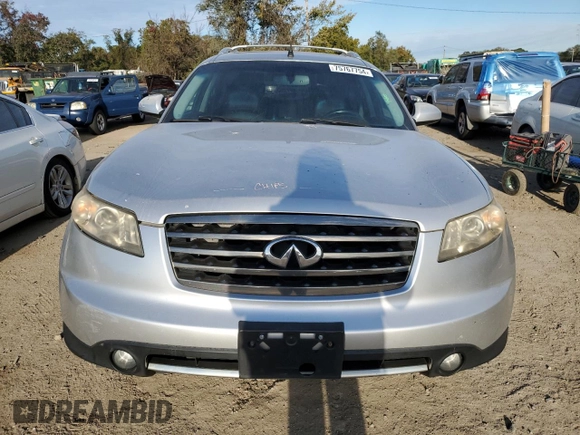 2008 Infiniti FX35 with VIN JNRAS08W28X205023, listed as a Copart auction lot 75767754 with 169,829 mi miles and Salvage Title. Bid and sale history available at carsss.com. Image 5.