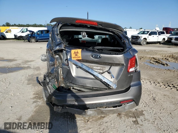 2012 Kia Sorento SX with VIN 5XYKW4A26CG207151, listed as a Copart auction lot 47638365 with 242,286 mi miles and Salvage Title. Bid and sale history available at carsss.com. Image 6.