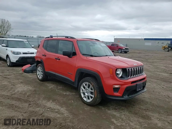 2019 Jeep Renegade Sport with VIN ZACNJBAB7KPK33785, listed as a Copart auction lot 55178075 with 51,708 mi miles and Salvage title. Bid and sale history available at DreamBid. Image 15.