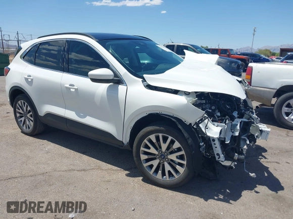 2022 Ford Escape Titanium z VIN 1FMCU9J97NUB89504, wystawiony jako IAAI lot #42571833 z przebiegiem Nie podano mil oraz . Historia ofert i sprzedaży dostępna na DreamBid. Obrazek 1.