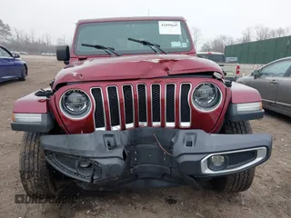 2021 Jeep Wrangler Unlimited Sahara z VIN 1C4HJXEG3MW720572, wystawiony jako IAAI lot #41899645 z przebiegiem 43 097 mil mil oraz . Historia ofert i sprzedaży dostępna na DreamBid. Obrazek 6.
