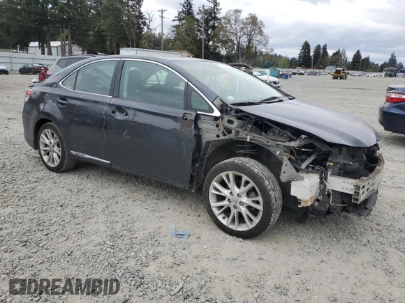 2010 Lexus HS 250h with VIN JTHBB1BA0A2025306, listed as a Copart auction lot 54450975 with 95,316 mi miles and Salvage Title. Bid and sale history available at DreamBid. Image 4.