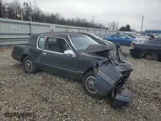1984 Mercury Cougar LS with VIN 1MEBP92F8EA636661, listed as a Copart auction lot 42026605 with 92,948 mi miles and Salvage Title. Bid and sale history available at carsss.com. Image 4.