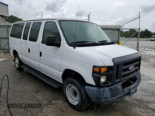 2013 Ford Econoline Passenger XL with VIN 1FBNE3BL2DDB03584, listed as a Copart auction lot 50581445 with 138,710 mi miles and Clean Title. Bid and sale history available at DreamBid. Image 4.