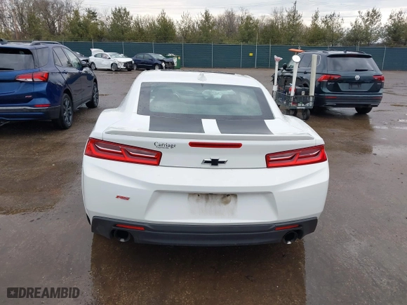 2016 Chevrolet Camaro 2LT with VIN 1G1FD1RS6G0160573, listed as a IAAI auction lot 41722891 with 4 mi miles. Bid and sale history available at carsss.com. Image 16.