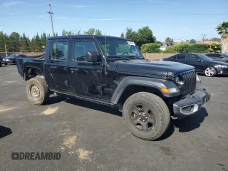 2023 Jeep Gladiator Sport z VIN 1C6HJTAG3PL530833, wystawiony jako Copart lot #56236565 z przebiegiem 15 967 mil mil oraz Szkoda całkowita • Salvage title. Historia ofert i sprzedaży dostępna na DreamBid. Obrazek 4.