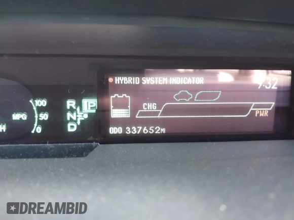 2013 Toyota Prius One with VIN JTDKN3DU8D1700518, listed as a IAAI auction lot 42164966 with 337,652 mi miles and . Bid and sale history available at DreamBid. Image 15.
