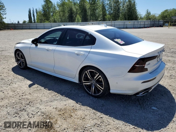 2019 Volvo S60 R-Design with VIN 7JRA22TM6KG013047, listed as a Copart auction lot 58255674 with 35,270 mi miles and Salvage Title. Bid and sale history available at carsss.com. Image 2.