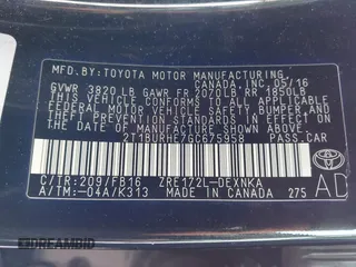 2016 Toyota Corolla L z VIN 2T1BURHE7GC675958, wystawiony jako IAAI lot #41620639 z przebiegiem 128 904 mil mil oraz . Historia ofert i sprzedaży dostępna na DreamBid. Obrazek 9.