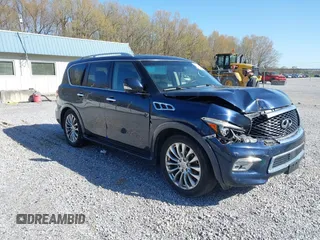 2015 Infiniti QX80 z VIN JN8AZ2NC3F9370294, wystawiony jako IAAI lot #41968810 z przebiegiem 108 774 mil mil oraz . Historia ofert i sprzedaży dostępna na DreamBid. Obrazek 1.