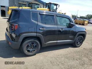 2017 Jeep Renegade Sport with VIN ZACCJAAH4HPF49470, listed as a Copart auction lot 53633315 with 107,962 mi miles and Clean title. Bid and sale history available at DreamBid. Image 3.