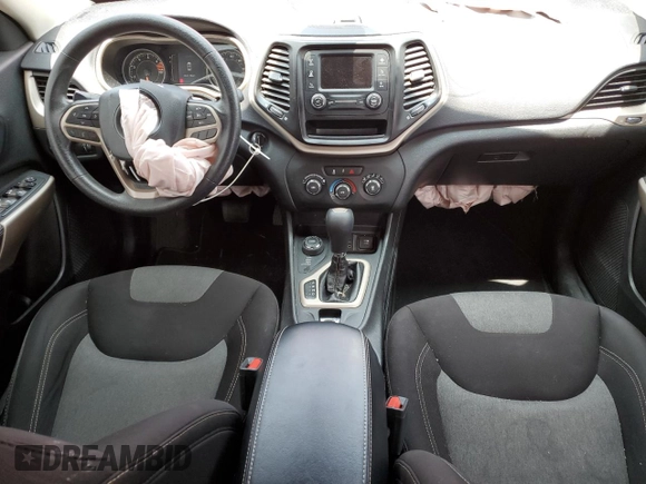 2017 Jeep Cherokee Sport with VIN 1C4PJMAB3HW621289, listed as a Copart auction lot 59317145 with 89,428 mi miles and Salvage title. Bid and sale history available at DreamBid. Image 8.
