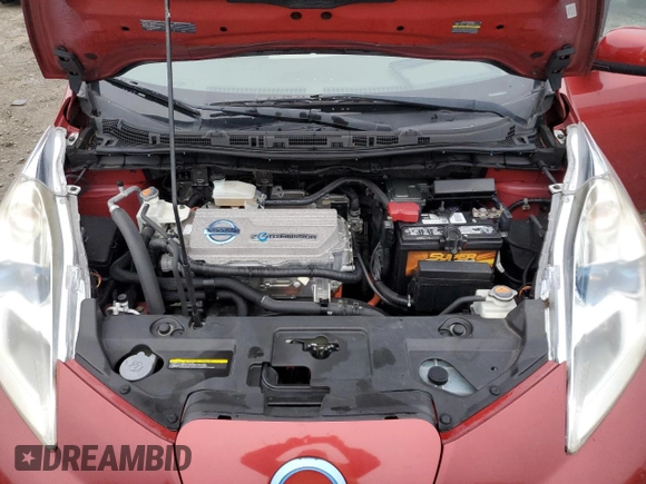 2011 Nissan LEAF SL with VIN JN1AZ0CP2BT003585, listed as a Copart auction lot 86000014 with 95,916 mi miles and Clean Title. Bid and sale history available at carsss.com. Image 11.
