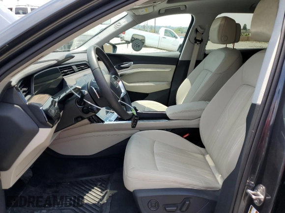 2023 Audi e-tron Premium Plus z VIN WA1LAAGE8PB024508, wystawiony jako Copart lot #62882574 z przebiegiem 20 633 mil mil oraz Szkoda całkowita • Salvage title. Historia ofert i sprzedaży dostępna na DreamBid. Obrazek 7.