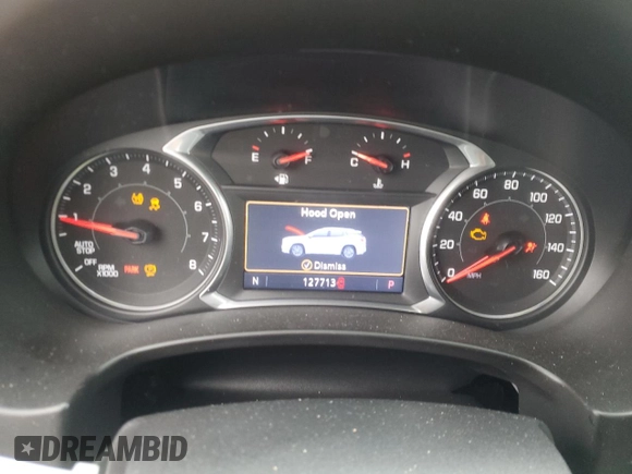 2020 GMC Terrain SLT with VIN 3GKALVEV7LL169523, listed as a Copart auction lot 55866555 with 127,713 mi miles and Salvage title. Bid and sale history available at DreamBid. Image 9.