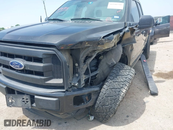 2015 Ford F-150 XL with VIN 1FTEX1CP7FKE54582, listed as a IAAI auction lot 41948341 with 126,309 mi miles and . Bid and sale history available at DreamBid. Image 6.