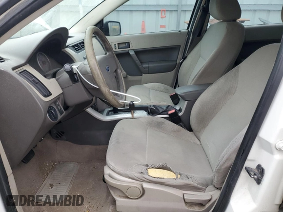 2010 Ford Focus S with VIN 1FAHP3ENXAW119022, listed as a Copart auction lot 44357395 with 186,385 mi miles and Salvage Title. Bid and sale history available at carsss.com. Image 7.