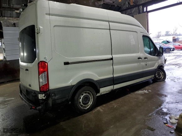 2019 Ford Transit Van with VIN 1FTYR2XM6KKB12600, listed as a Copart auction lot 83951164 with 115,090 mi miles and Salvage Title. Bid and sale history available at carsss.com. Image 3.