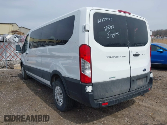 2023 Ford Transit Passenger XL with VIN 1FBAX2YG0PKA92257, listed as a IAAI auction lot 41996145 with 61,932 mi miles and . Bid and sale history available at DreamBid. Image 3.