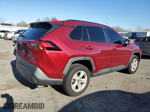2019 Toyota RAV4 XLE with VIN JTMP1RFV2KD039171, listed as a Copart auction lot 82153374 with 64,482 mi miles and Salvage Title. Bid and sale history available at carsss.com. Image 3.