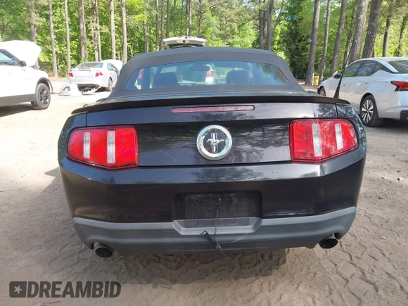 2012 Ford Mustang V6 with VIN 1ZVBP8EM4C5203282, listed as a IAAI auction lot 42133833 with 87,244 mi miles and . Bid and sale history available at DreamBid. Image 17.