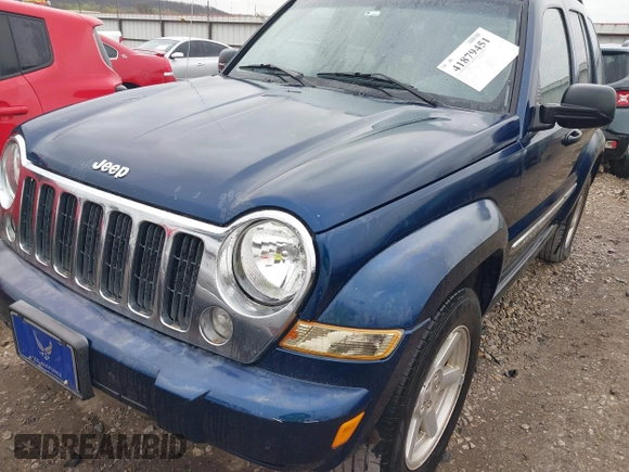2005 Jeep Liberty Limited with VIN 1J4GK58K75W651930, listed as a IAAI auction lot 41879451 with 283,206 mi miles. Bid and sale history available at carsss.com. Image 6.
