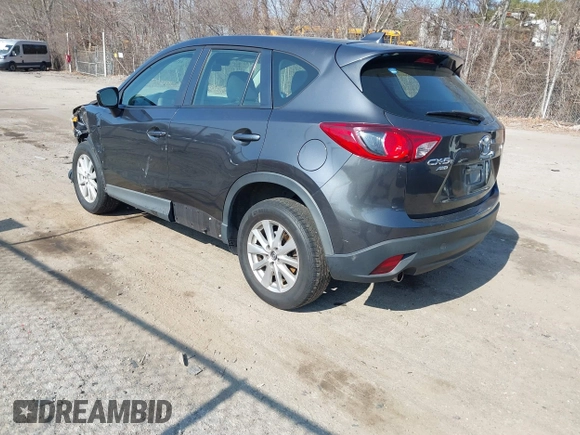 2015 Mazda CX-5 Sport with VIN JM3KE4BY1F0526755, listed as a IAAI auction lot 41768916 with 197,675 mi miles. Bid and sale history available at carsss.com. Image 3.