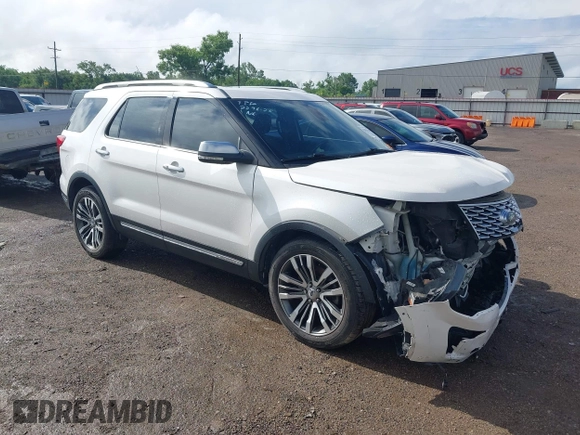 2018 Ford Explorer Platinum with VIN 1FM5K8HT1JGB05258, listed as a IAAI auction lot 42431183 with 73,449 mi miles and . Bid and sale history available at DreamBid. Image 1.