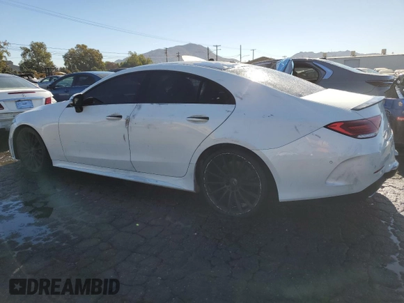 2019 Mercedes-Benz CLS with VIN WDD2J5JB7KA034975, listed as a Copart auction lot 76060893 with 58,506 mi miles. Bid and sale history available at carsss.com. Image 2.