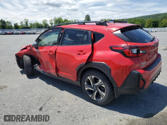2024 Subaru Crosstrek Premium с VIN JF2GUADC4R8247552, выставлен на аукционе Copart как лот 59092285 с пробегом 23 578 миль миль и Списание • Salvage title. История ставок и продаж доступна на DreamBid. Изображение 2.