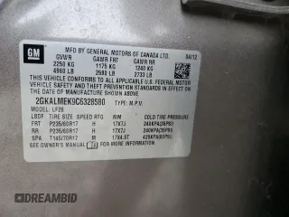 2012 GMC Terrain SLE-1 with VIN 2GKALMEK9C6328580, listed as a Copart auction lot 56764225 with 159,095 mi miles and Salvage title. Bid and sale history available at DreamBid. Image 13.