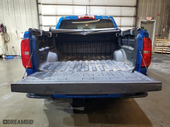 2021 Chevrolet Colorado 4WD Work Truck with VIN 1GCGTBENXM1127750, listed as a Copart auction lot 48017365 with 24,326 mi miles and Salvage Title. Bid and sale history available at carsss.com. Image 6.