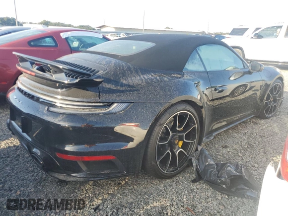 2024 Porsche 911 Turbo with VIN WP0CD2A98RS257662, listed as a Copart auction lot 73840434 with 0 mi miles and Salvage Title. Bid and sale history available at carsss.com. Image 3.