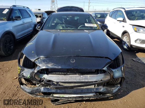 2023 Mercedes-Benz C 43 AMG with VIN W1KAF8HB9PR124626, listed as a Copart auction lot 78932704 with 3,295 mi miles and Salvage Title. Bid and sale history available at DreamBid. Image 5.