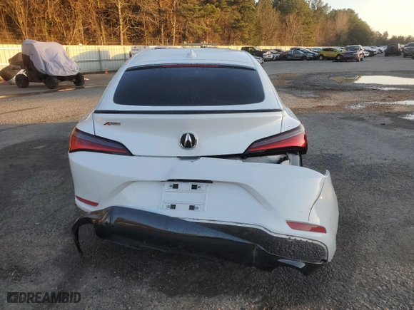 2024 Acura Integra w/A-Spec Package with VIN 19UDE4H36RA006239, listed as a Copart auction lot 87235354 with 15,257 mi miles and Salvage Title. Bid and sale history available at carsss.com. Image 6.
