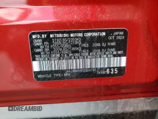 2024 Mitsubishi Outlander SEL z VIN JA4J4WA8XRZ024731, wystawiony jako Copart lot #50208525 z przebiegiem 11 843 mil mil oraz Szkoda całkowita • Salvage title. Historia ofert i sprzedaży dostępna na DreamBid. Obrazek 13.