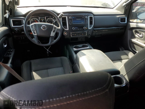 2018 Nissan Titan SV with VIN 1N6AA1E68JN533364, listed as a Copart auction lot 56190705 with 75,314 mi miles and Salvage Title. Bid and sale history available at DreamBid. Image 8.