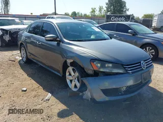 2015 Volkswagen Passat 1.8T Wolfsburg Ed with VIN 1VWAT7A3XFC115934, listed as a IAAI auction lot 41948035 with 243,143 mi miles. Bid and sale history available at carsss.com. Image 1.