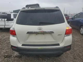 2013 Toyota Highlander Limited with VIN 5TDDK3EH2DS259524, listed as a Copart auction lot 55271195 with 191,134 mi miles and Salvage title. Bid and sale history available at DreamBid. Image 6.