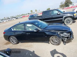 2019 Infiniti Q50 Luxe with VIN JN1EV7AP8KM543395, listed as a IAAI auction lot 42418112 with 43,382 mi miles and . Bid and sale history available at DreamBid. Image 13.